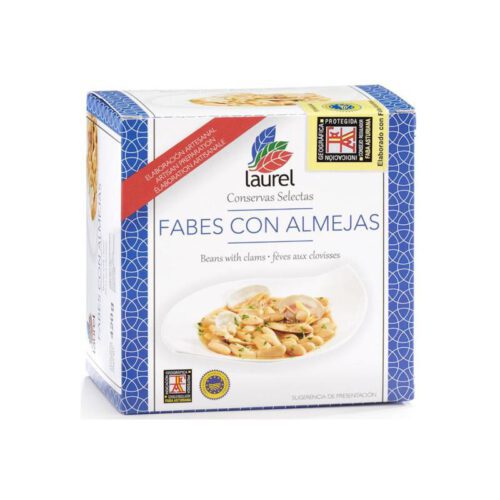 Fabes con Almejas en Lata